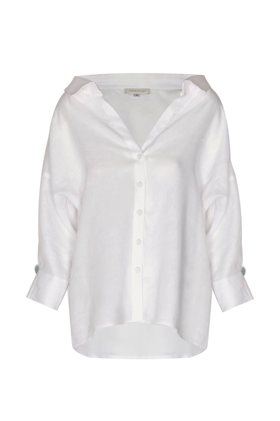 Women ANDRES OTALORA Tops | Pasiflora Blouse White