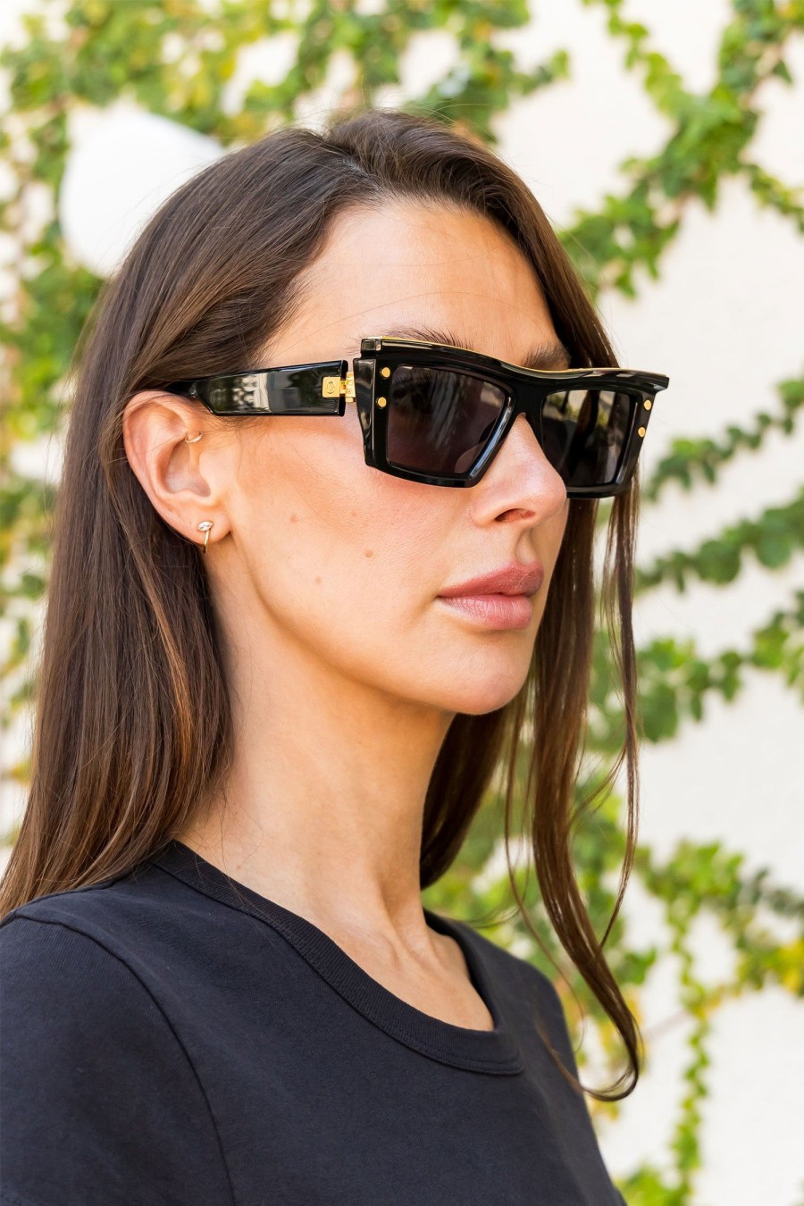 Women BALMAIN EYEWEAR Sunglasses | B-Viii Sunglasses Black/Gold