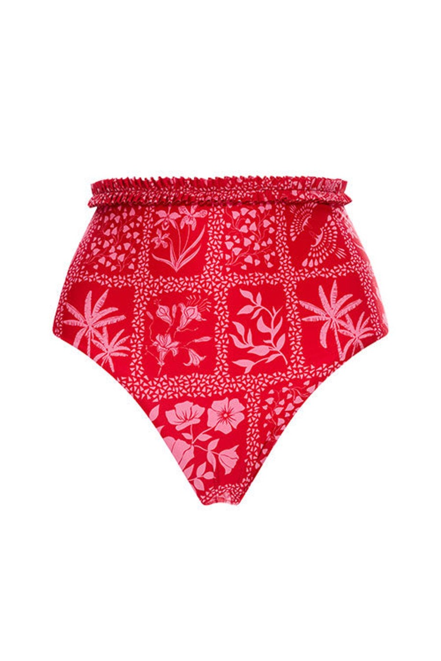 Women AGUA BY AGUA BENDITA Swimwear | Nopal Bikini Bottom Red