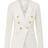 Women VERONICA BEARD Jackets | Miller Dickey Jacket White