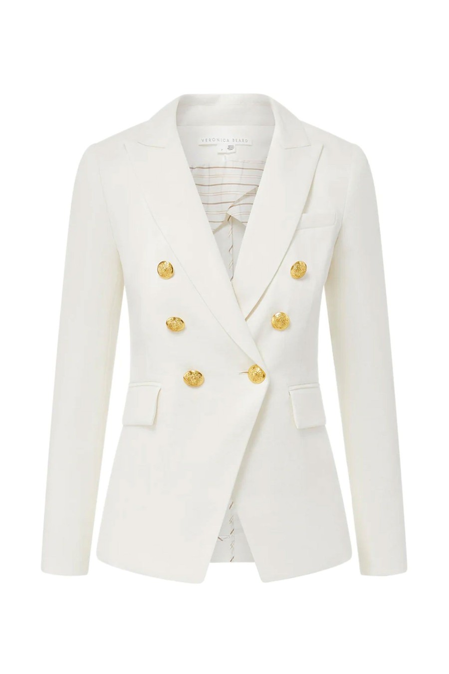 Women VERONICA BEARD Jackets | Miller Dickey Jacket White