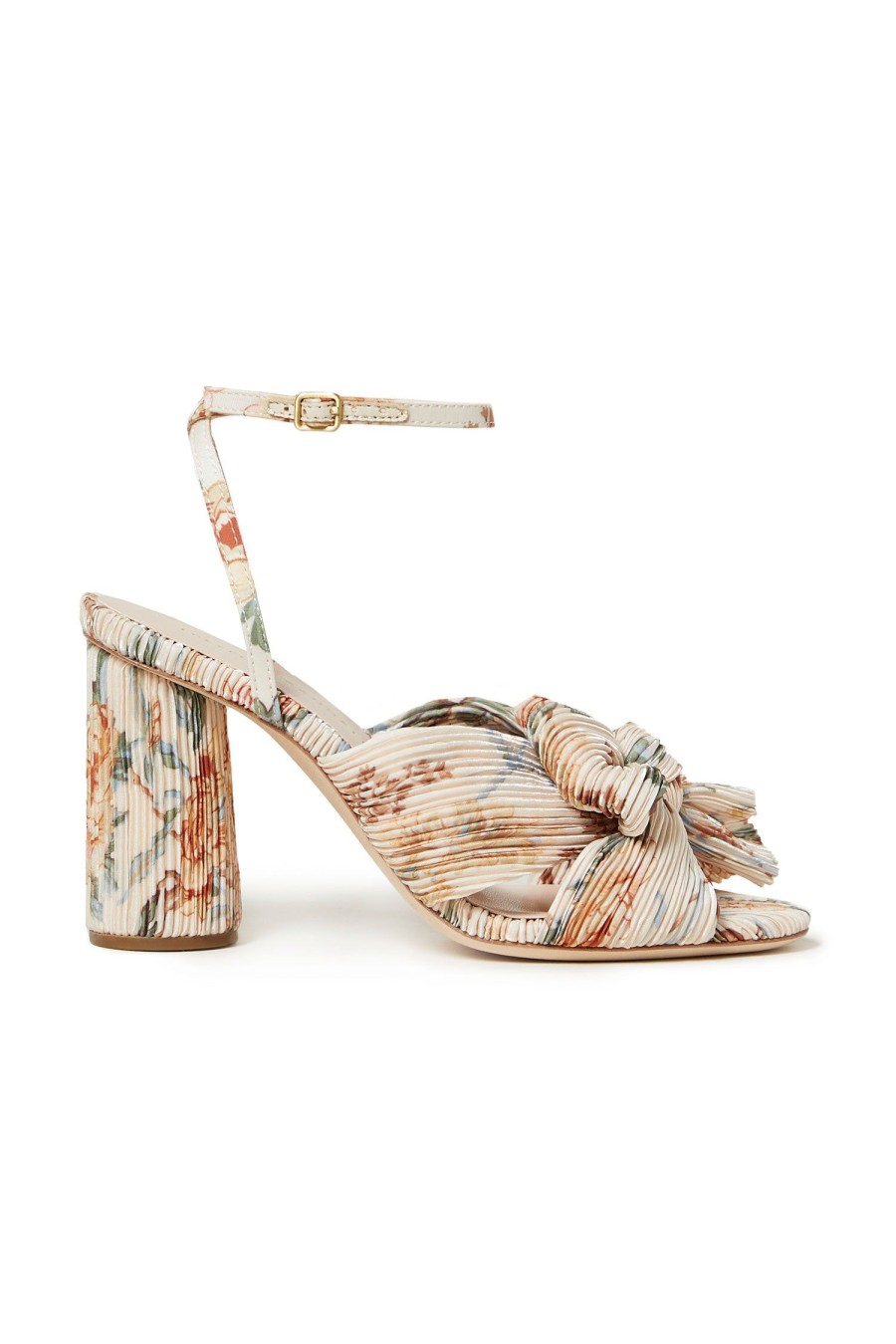 Women LOEFFLER RANDALL Heels | Camellia Bow Heel Cream Floral