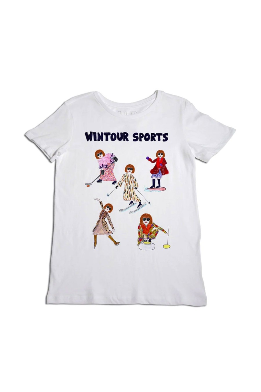 Women UNFORTUNATE PORTRAIT T-Shirts | Wintour Sports T-Shirt White