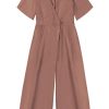 Women APIECE APART Jumpsuits | Tambor Wrap Jumpsuit Camel