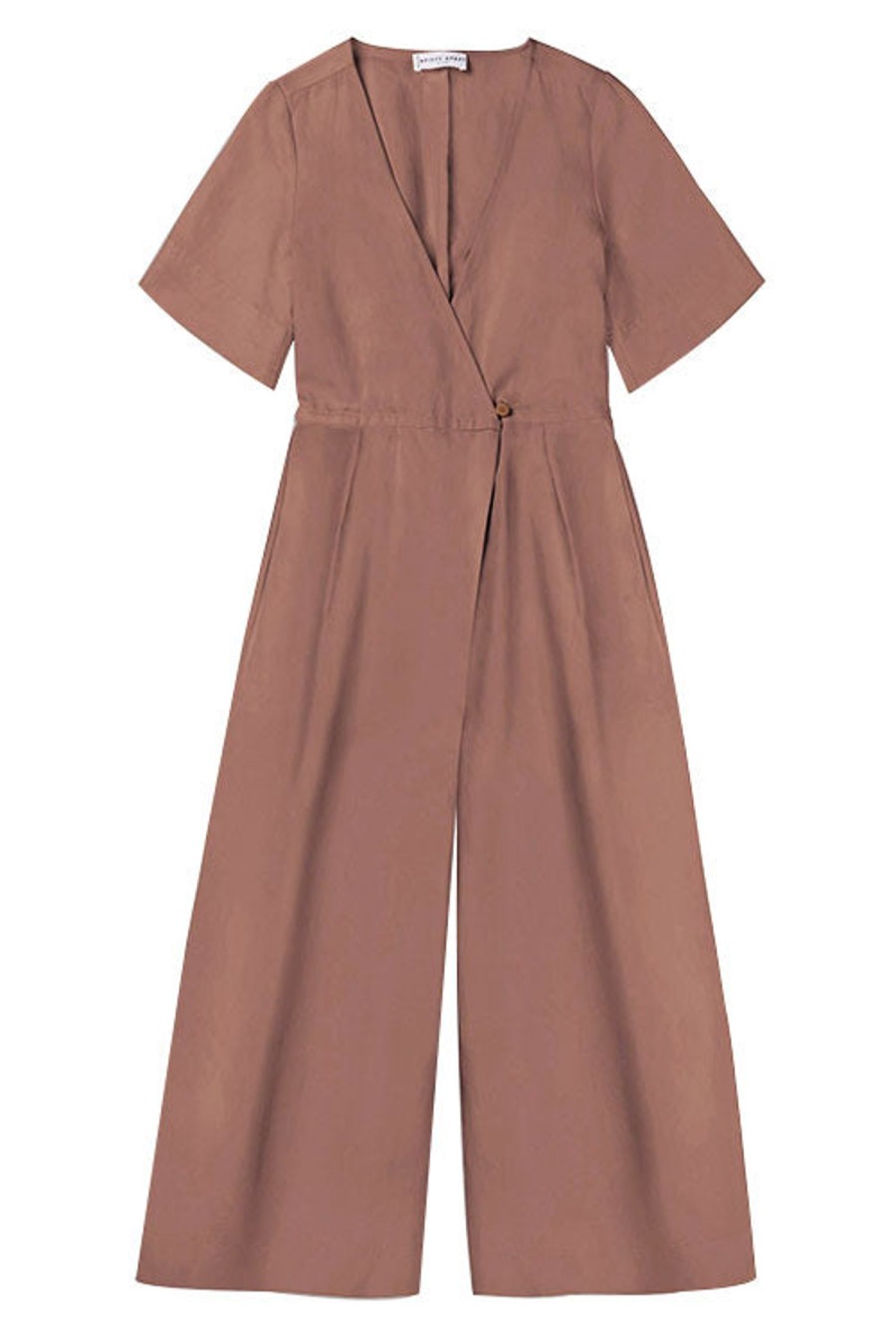 Women APIECE APART Jumpsuits | Tambor Wrap Jumpsuit Camel