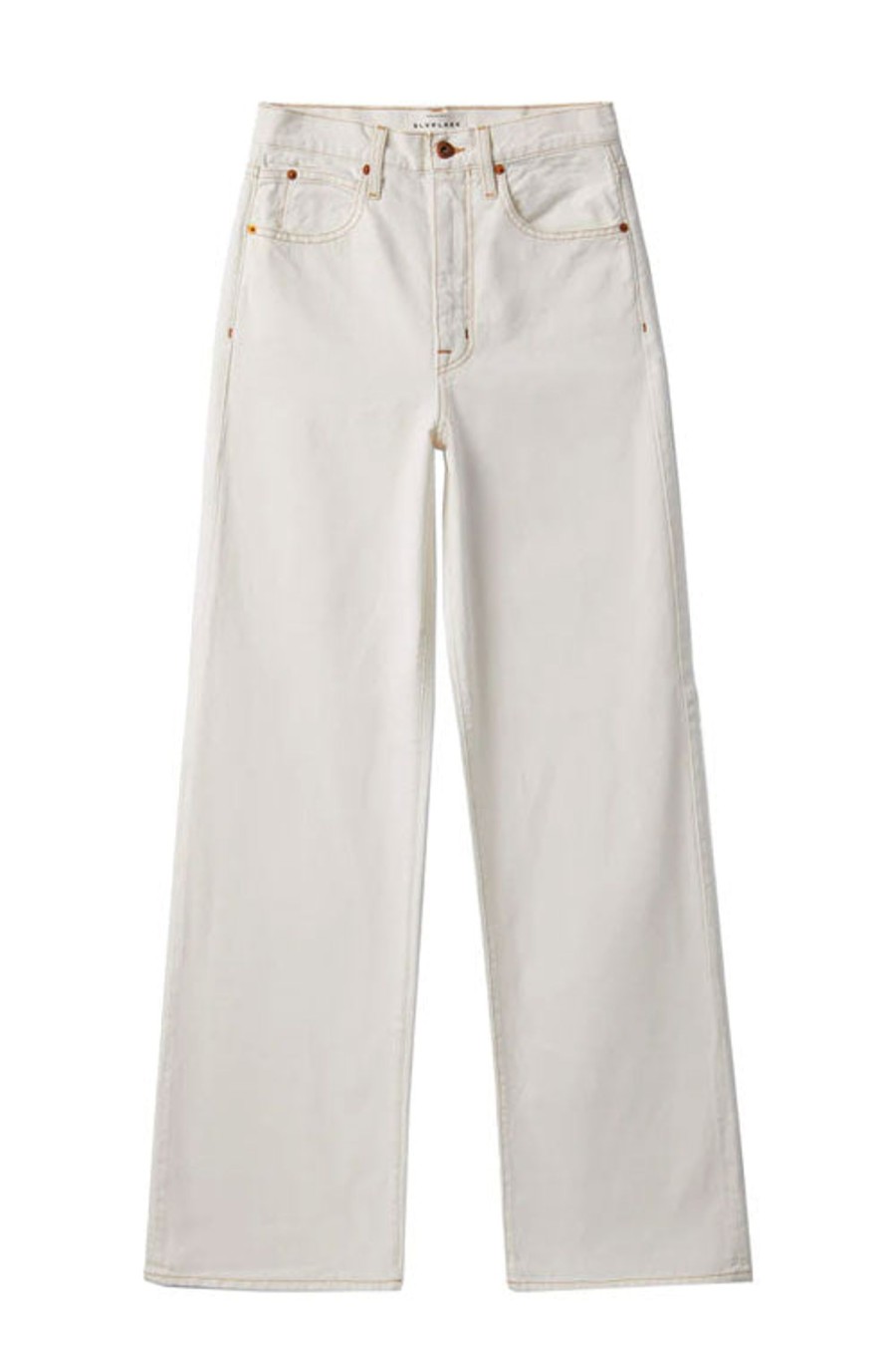 Women SLVRLAKE Jeans | Eva Super Wide Jean Natural White