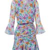 Women VERONICA BEARD Dresses | Sean Dress Blue Multi