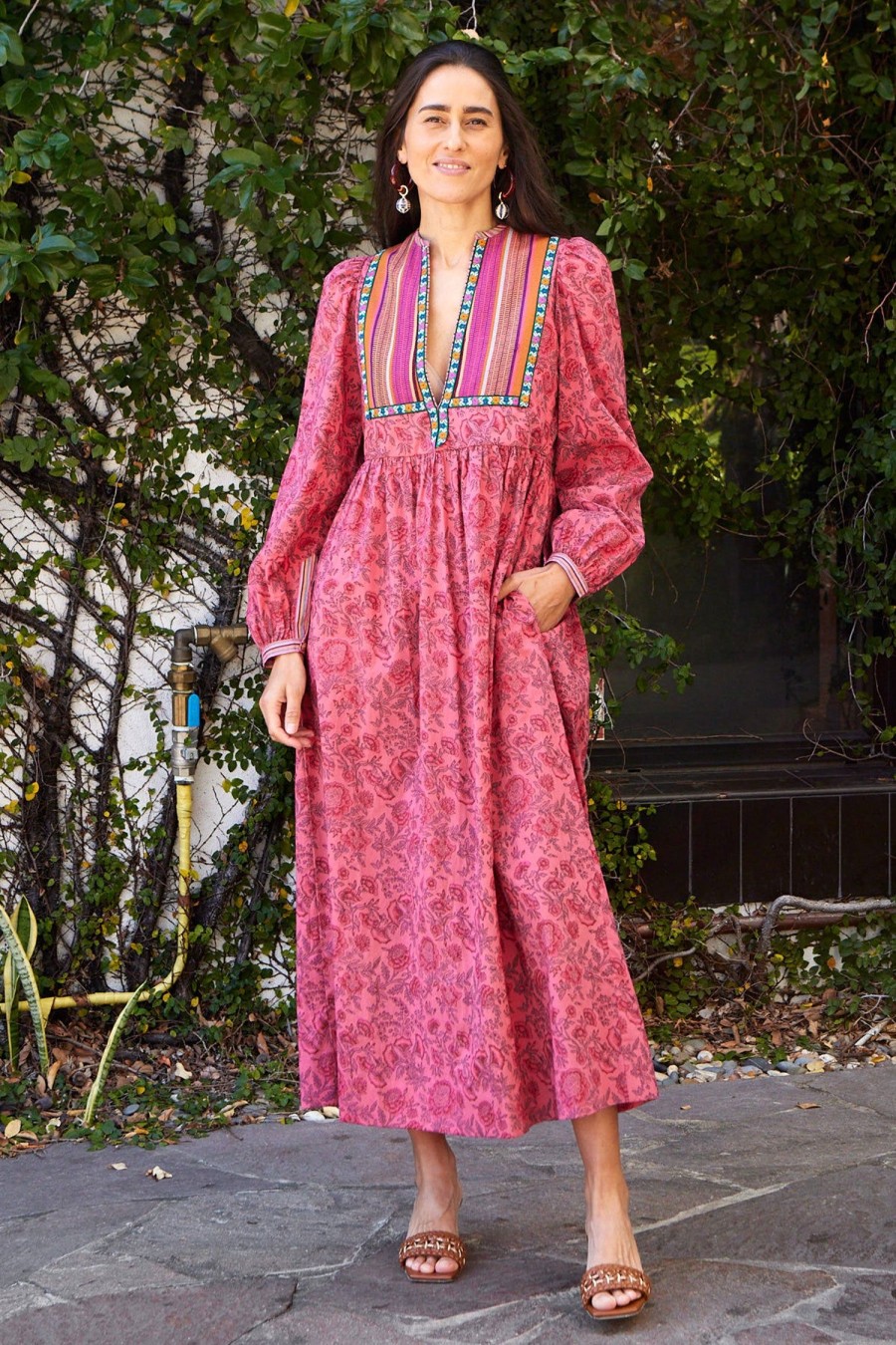 Women ALIX OF BOHEMIA Dresses | Winifred Dress Raspberry