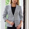 Women VERONICA BEARD Jackets | Ryland Dickey Jacket Blue Multi