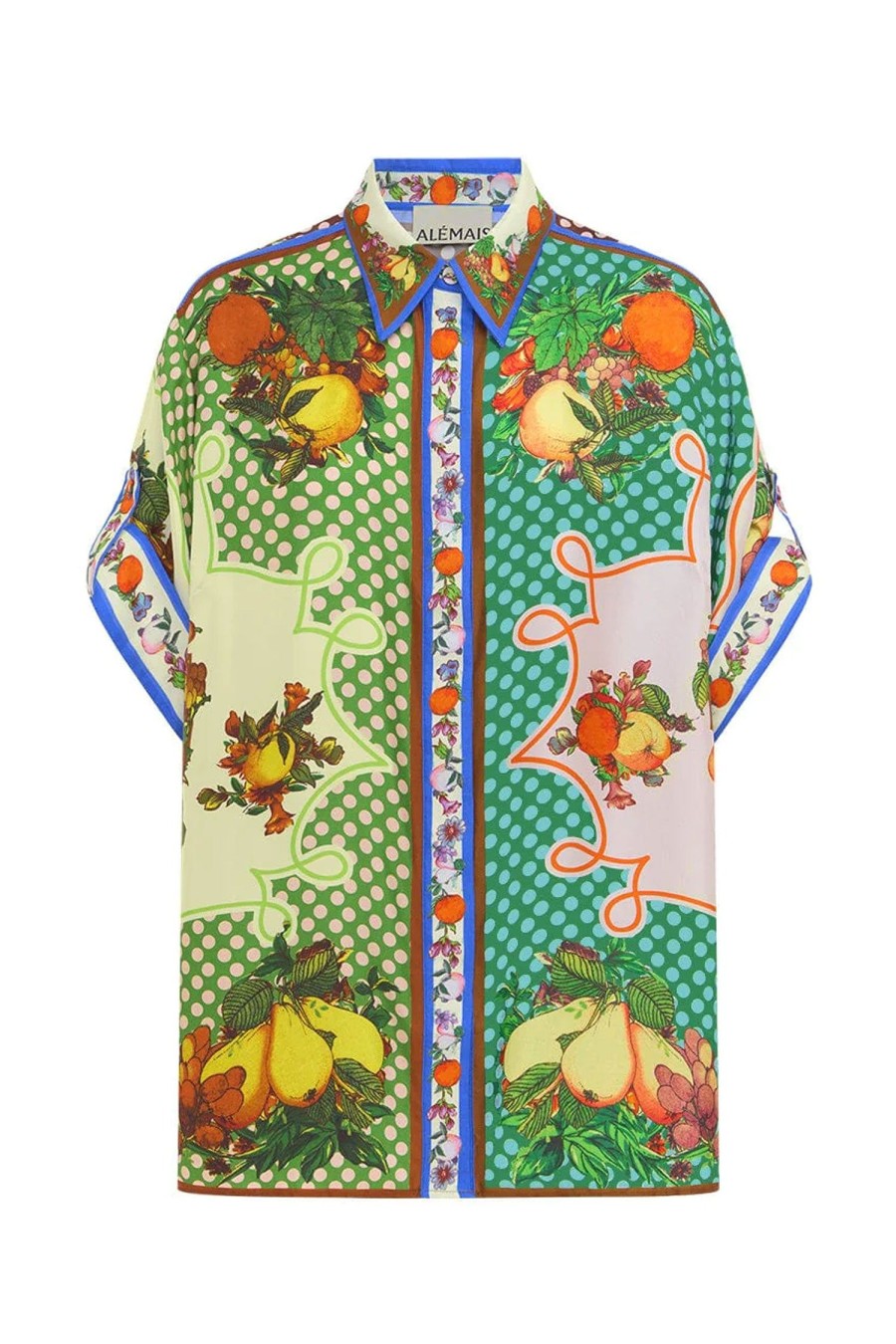 Women ALEMAIS Tops | Lemonis Silk Shirt Multi