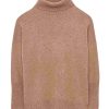 Women CHINTI AND PARKER Knitwear | Relaxed Polo Sweater Camel