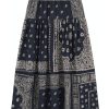 Women THE GREAT Skirts | The Waltz Skirt Navy