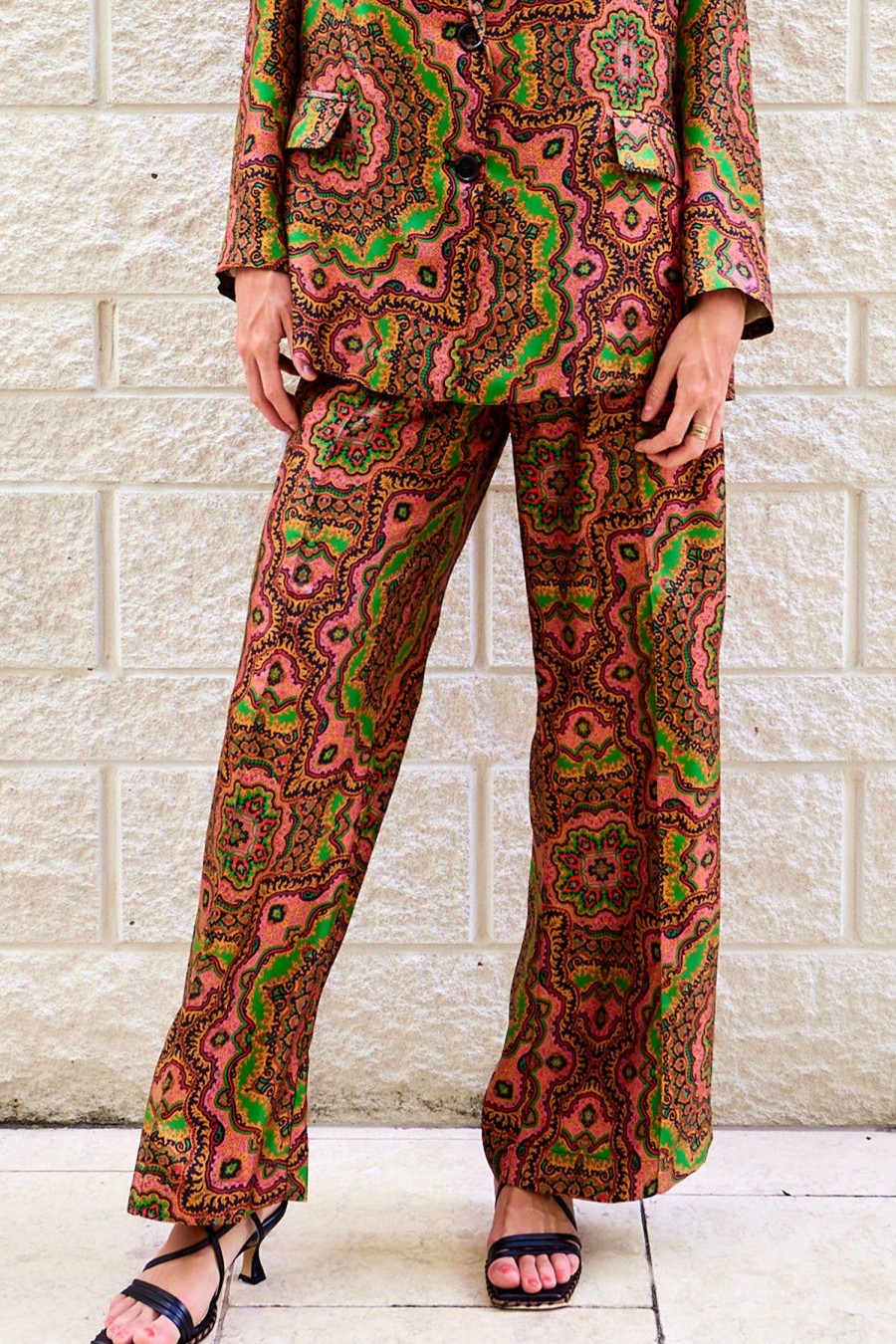 Women LA PRESTIC OUISTON Pants | Giovanni Pant Delhi Rose