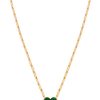 Women YVONNE LEON Necklaces | Solitaire Heart Necklace Malachite