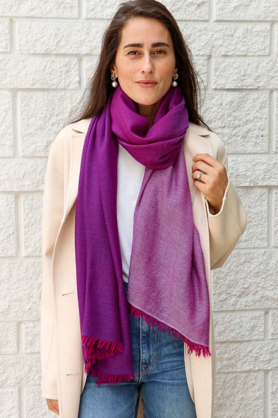 Women COSI Scarves | The Capri Purple/Magenta