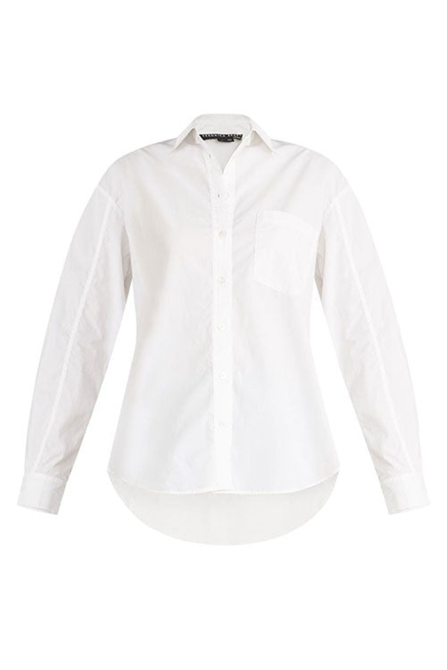 Women VERONICA BEARD Tops | Keiko Button Down Shirt White