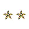 Women OSCAR DE LA RENTA Earrings | Small Vintage Starfish Earring Multi