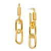 Women Ben-Amun Earrings | Link Hoop Drop Earring Gold