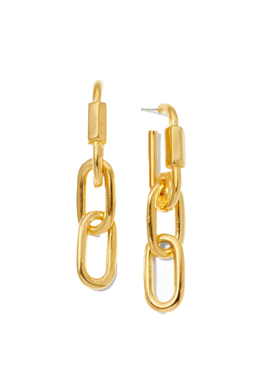 Women Ben-Amun Earrings | Link Hoop Drop Earring Gold