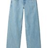 Women SLVRLAKE Jeans | Mica Low Rise Wide Leg Jean Clear Skies