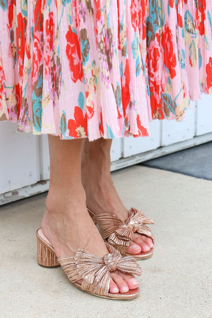 Women LOEFFLER RANDALL Sandals | Emilia Knot Mule Dune