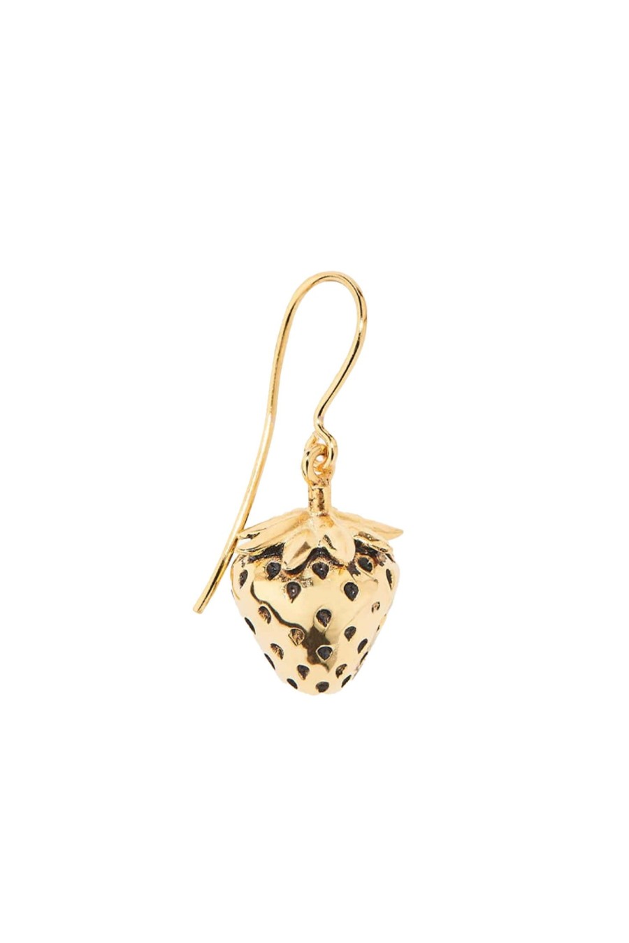 Women AURELIE BIDERMANN Earrings | Strawberry Charm Earrings Gold