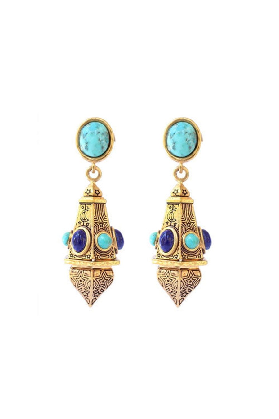 Women AURELIE BIDERMANN Earrings | Deira Earrings Blue