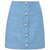 Women VERONICA BEARD Skirts | Rubra Skirt Light Blue