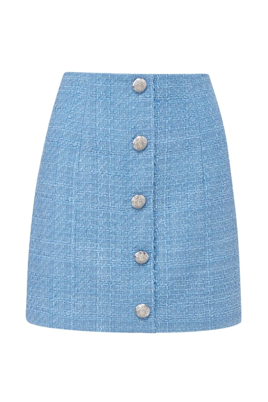 Women VERONICA BEARD Skirts | Rubra Skirt Light Blue