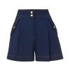 Women VERONICA BEARD Shorts | Keita Short Marine