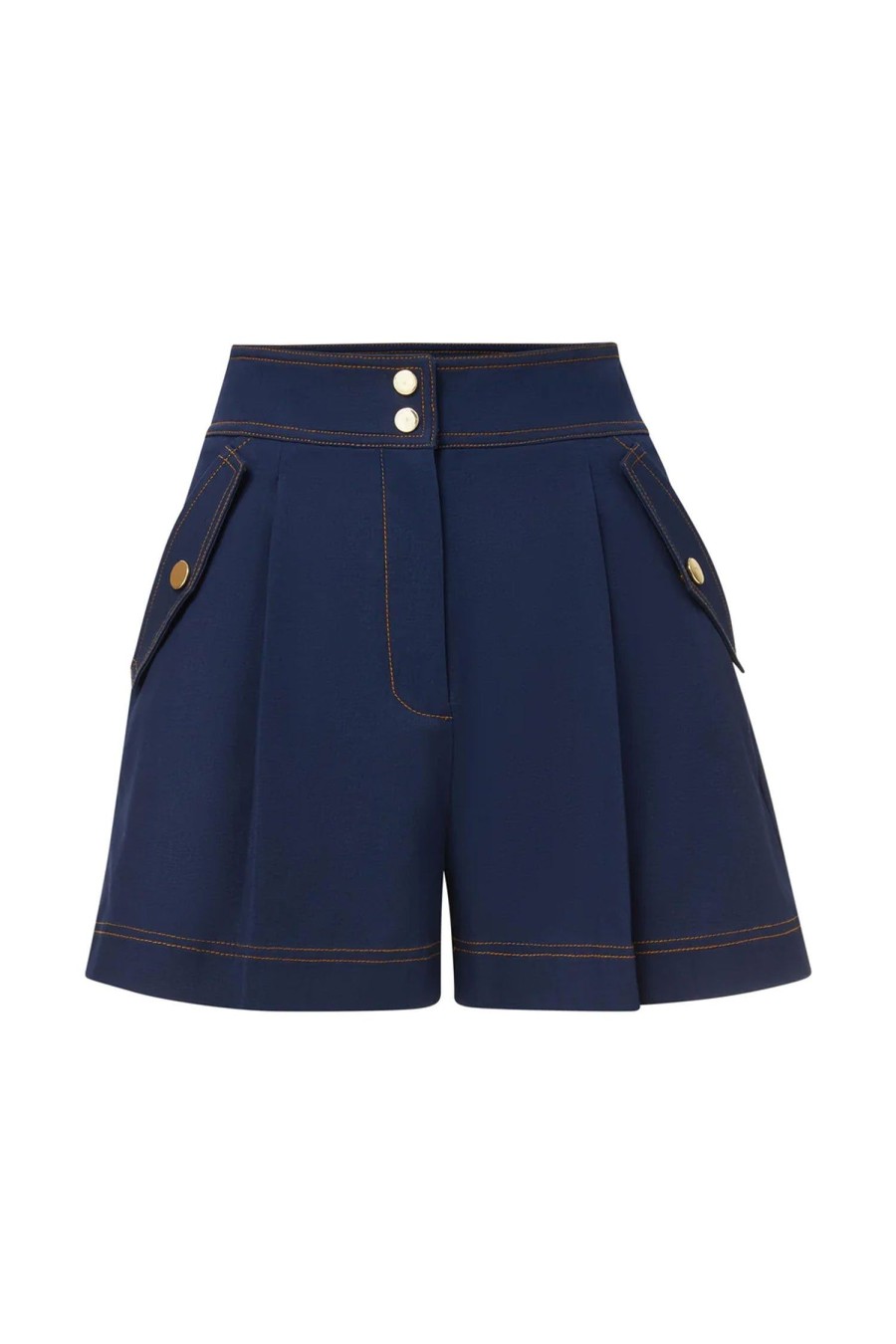 Women VERONICA BEARD Shorts | Keita Short Marine