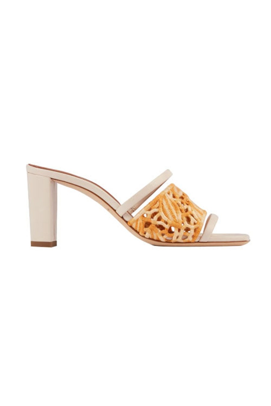 Women MALONE SOULIERS Heels | Demi 70 Macrame Heel Beige/Pebble