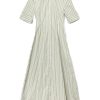 Women STAUD Dresses | Maxi Joan Dress Green Stripe