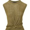 Women VERONICA BEARD Tops | Kellen Knit Top Army