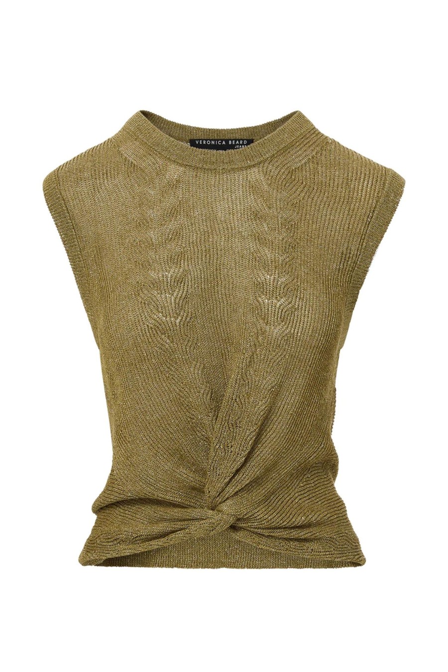 Women VERONICA BEARD Tops | Kellen Knit Top Army