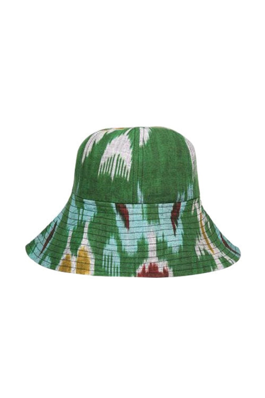 Women ERDEM Hats | Ikat Bucket Hat Green