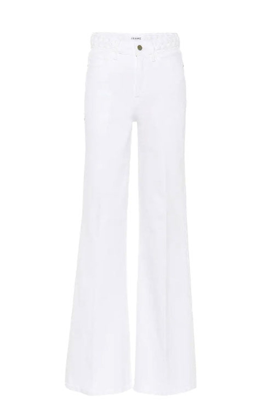 Women FRAME Pants | Le Palazzo Jean Blanc