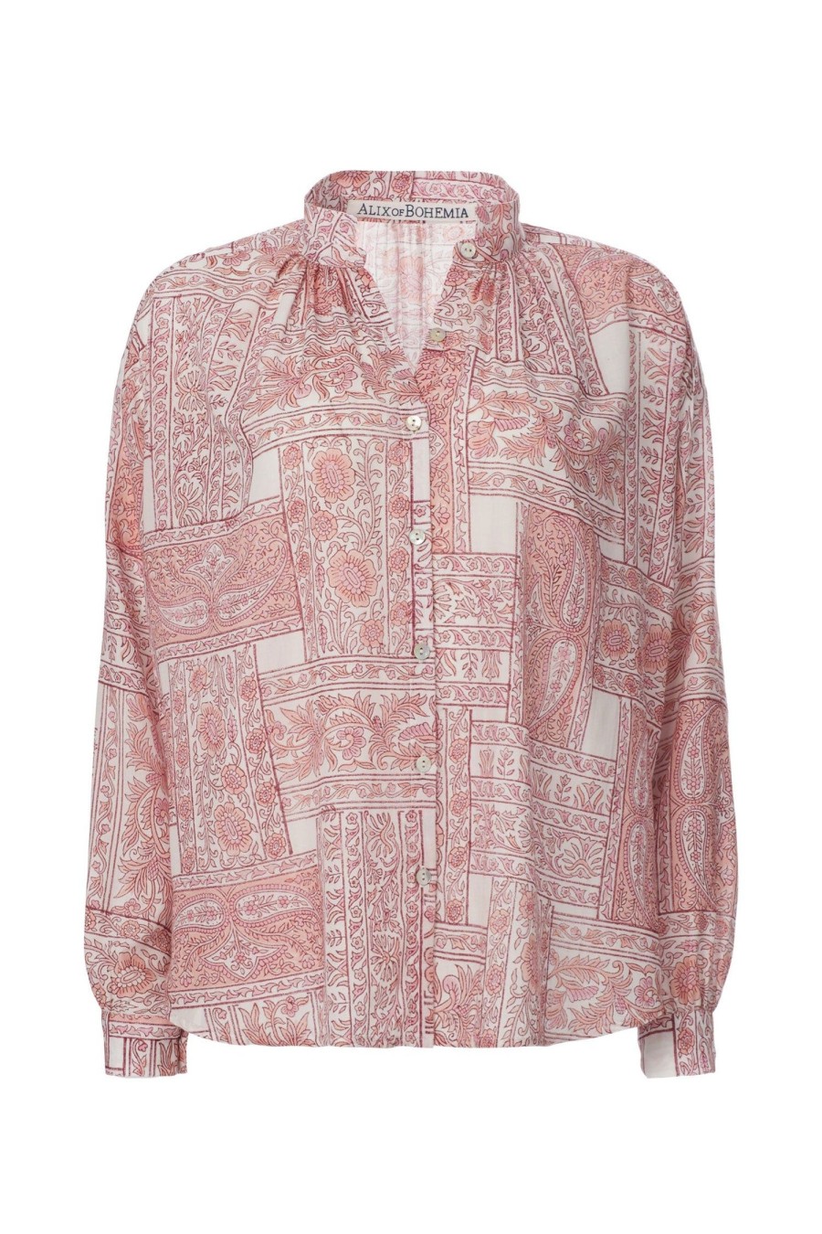 Women ALIX OF BOHEMIA Tops | Kiki Crossroad Shirt Pink