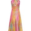 Women SILVIA TCHERASSI Dresses | Silvana Dress Pink Multi