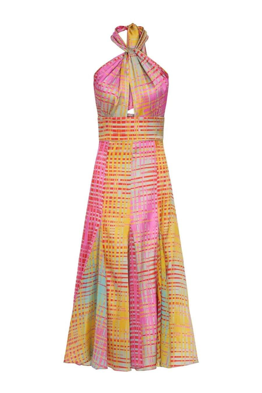 Women SILVIA TCHERASSI Dresses | Silvana Dress Pink Multi