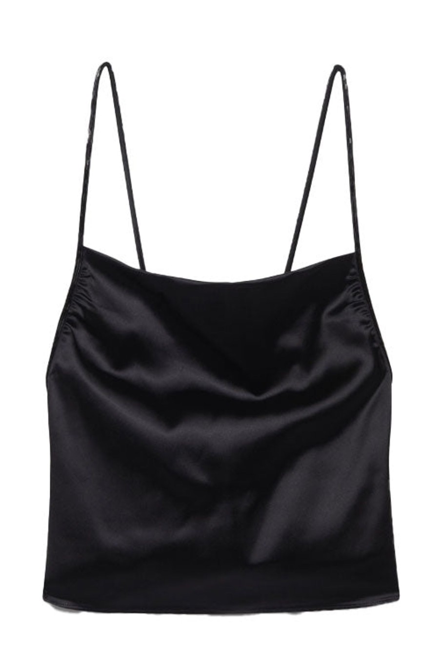 Women FRAME Tops | Beaded Strap Cami Noir