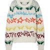 Women LINGUA FRANCA Knitwear | Whatever Butterfly Knit Ecru Multi