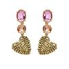 Women OSCAR DE LA RENTA Earrings | Rattan Heart Earring Rose