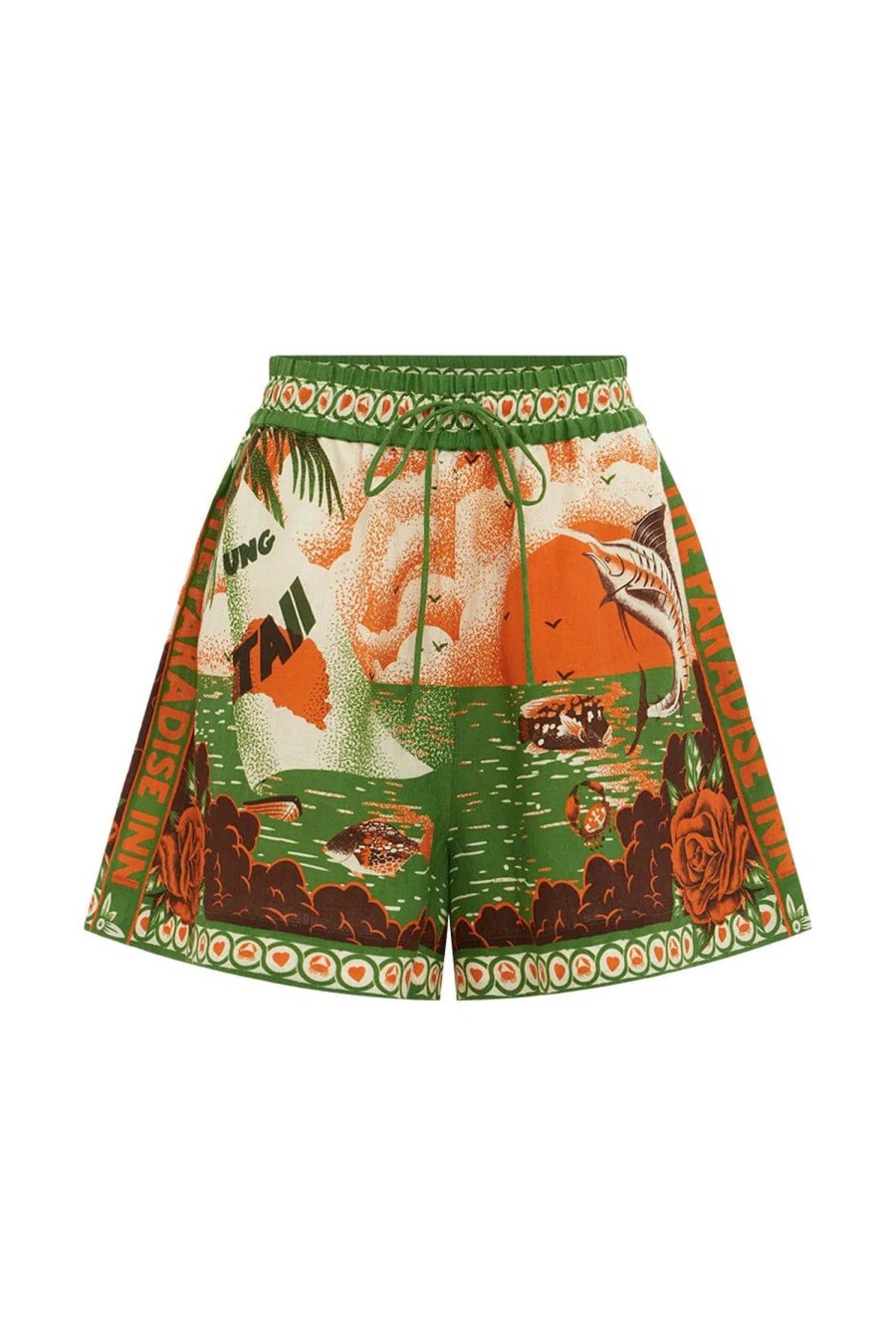 Women ALEMAIS Shorts | Bungalow Linen Short Multi