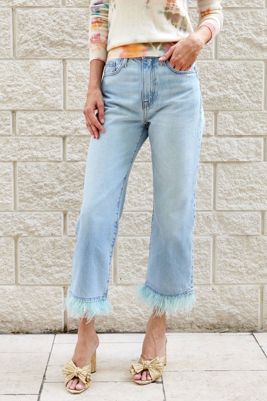 Women FRAME Pants | Le Dancing Jane Crop Jean Legacy Clean