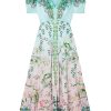 Women SALONI Dresses | Lea Long Dress Blue Multi