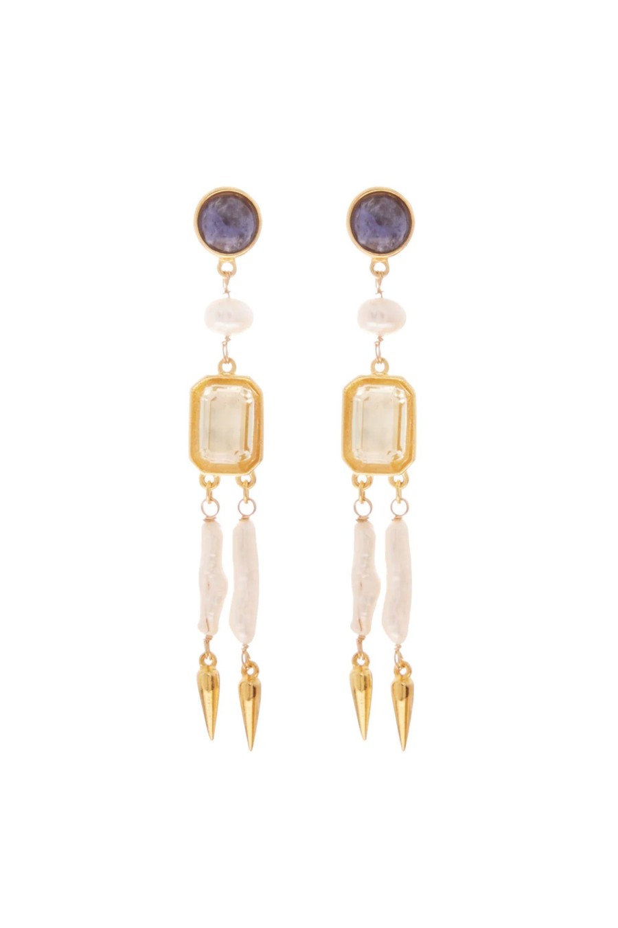 Women Ben-Amun Earrings | Lefkada Earrings Gold