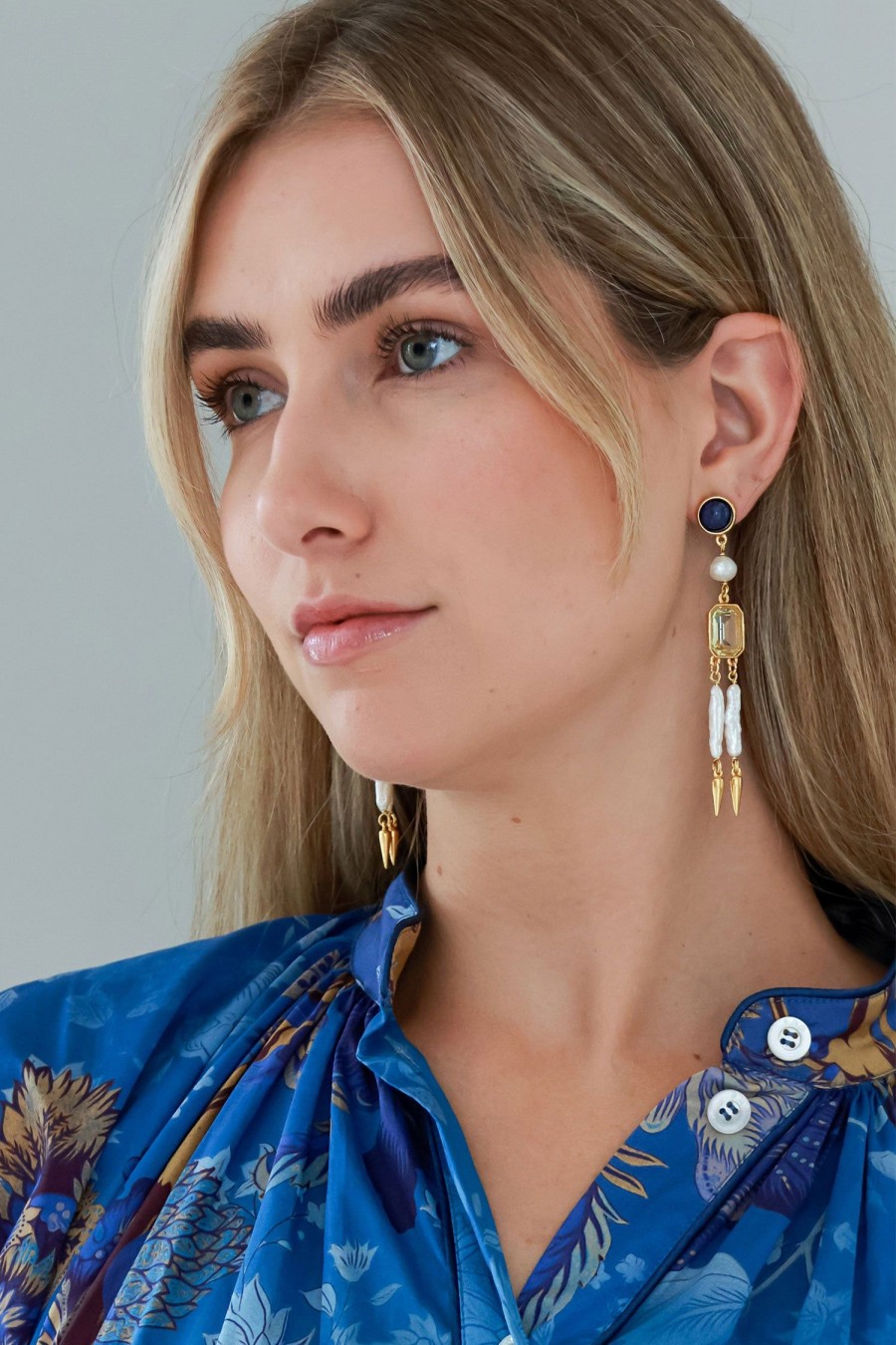 Women Ben-Amun Earrings | Lefkada Earrings Gold