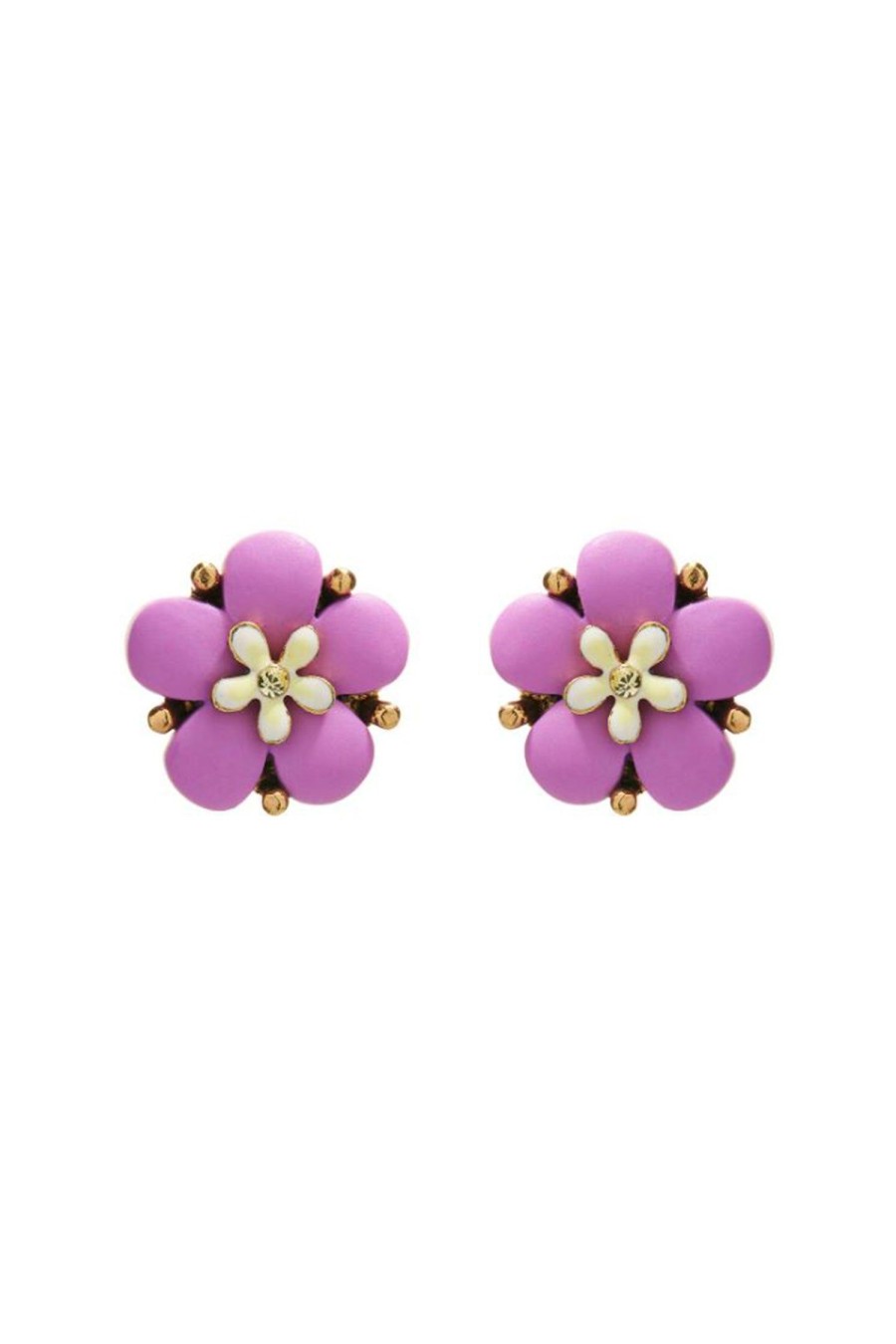 Women OSCAR DE LA RENTA Earrings | Sakura Cookie Earring Lilac