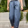 Women TIBI Pants | Italian Sporty Nylon Pullon Pant Blue/Grey